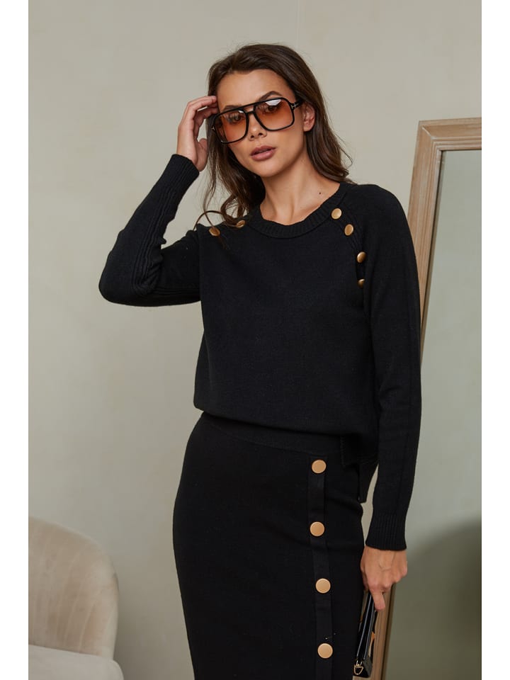 Joséfine Sweter "God" w kolorze czarnym rozmiar: L