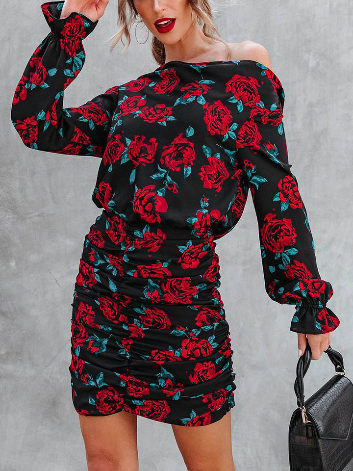 Milan Kiss Sukienka w kolorze czarno-czerwonym rozmiar: M