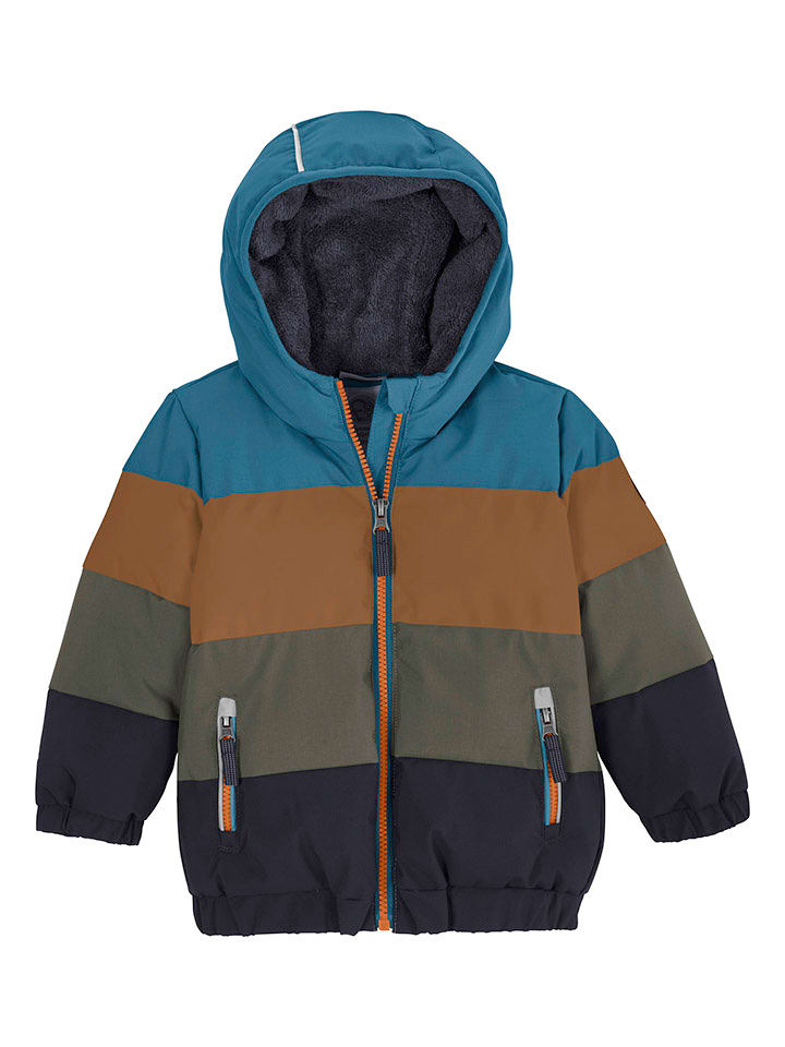 Killtec Kurtka pikowana "Fiow" w kolorze niebiesko-jasnobrązowo-czarnym rozmiar: 110/116