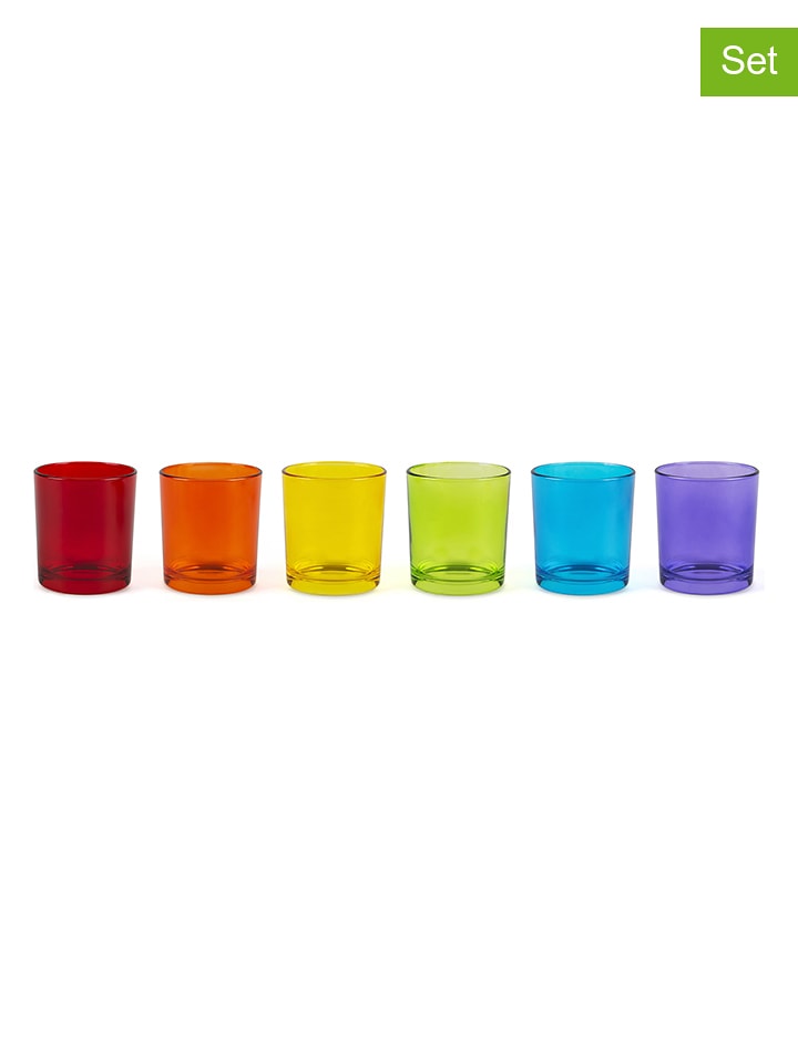 Trendy Kitchen by EXCÉLSA Szklanki (6 szt.) "Marrakech" ze wzorem - 260 ml rozmiar: onesize