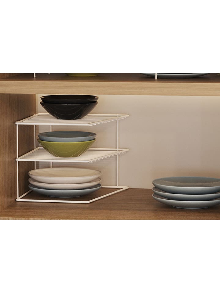 Violeta Home Organizer kuchenny w kolorze białym - 24,5 x 19,5 x 24,5 cm rozmiar: onesize