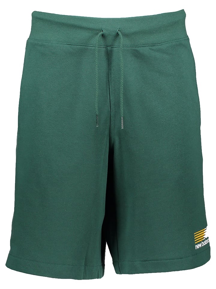 New Balance Szorty dresowe "Sport Core" w kolorze zielonym rozmiar: XL