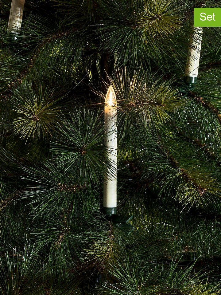 Konstsmide Bezprzewodowe świece LED (10 szt.) w kolorze ciepłej bieli - wys. 20 cm rozmiar: onesize