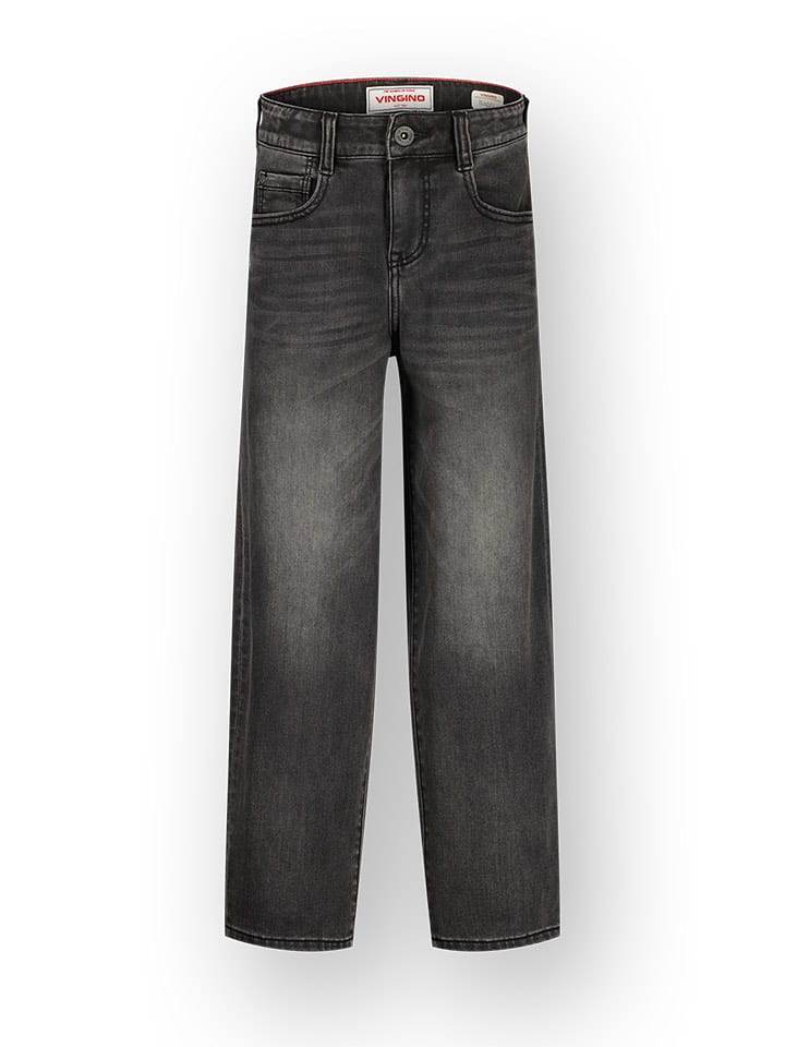 Vingino Dżinsy "Keith" - Regular fit - w kolorze czarnym rozmiar: 98