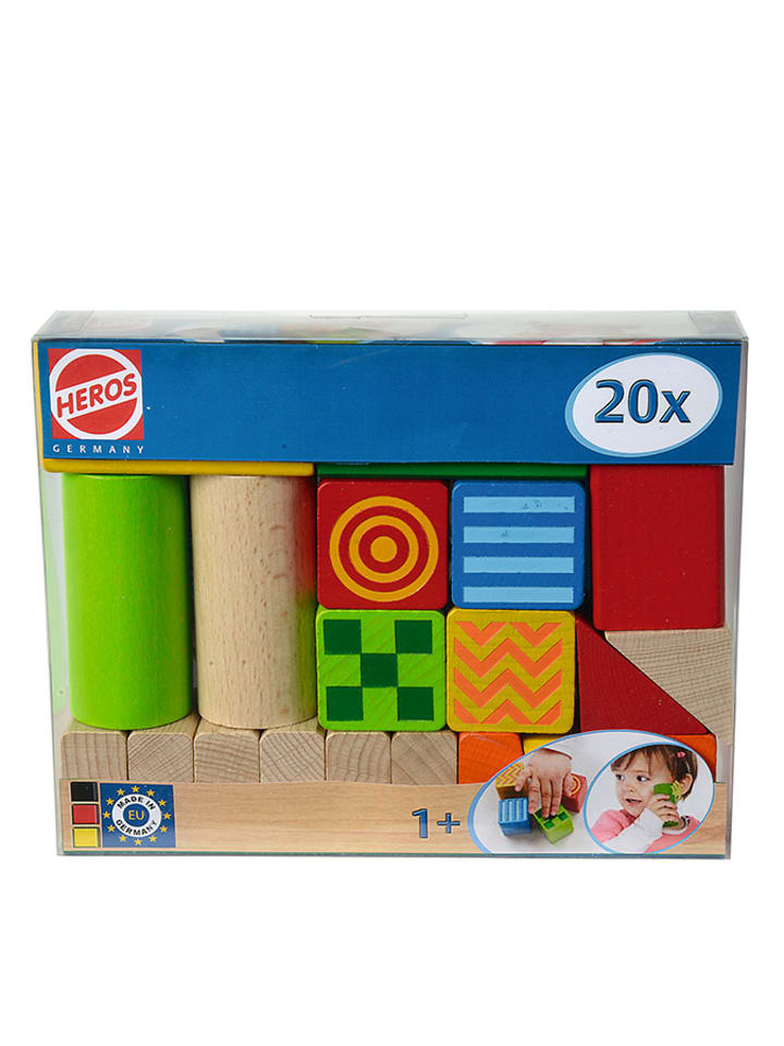 Eichhorn 20-częściowy zestaw klocków - 12 m+ rozmiar: onesize