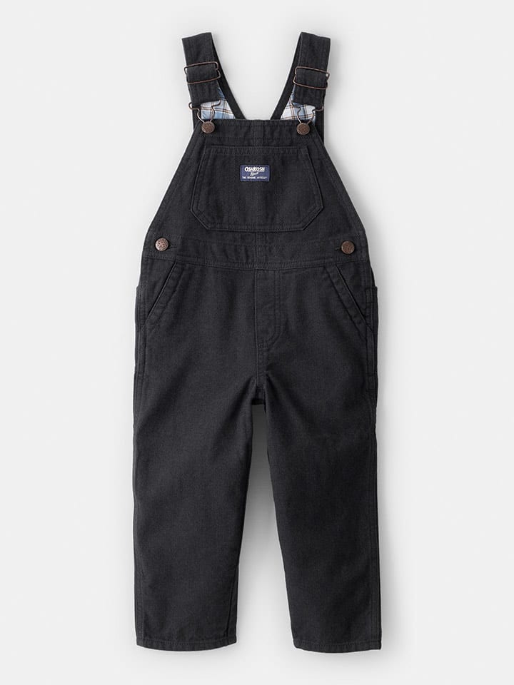 OshKosh Ogrodniczki w kolorze czarnym rozmiar: 104