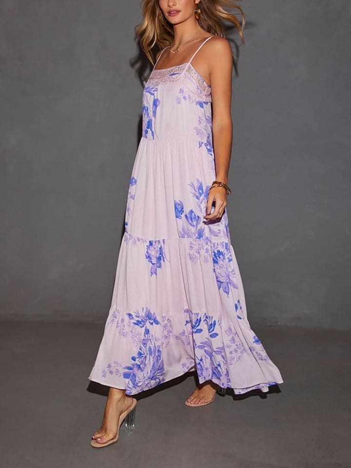 LA Angels Sukienka w kolorze jasnoróżowo-niebieskim rozmiar: S