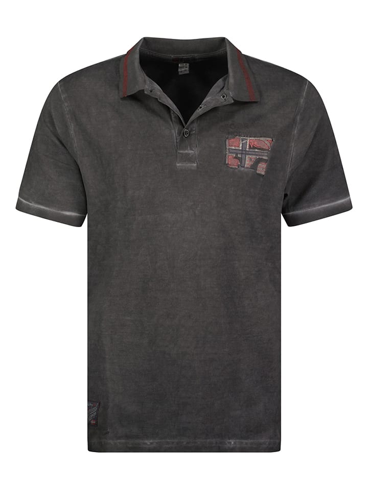 Geographical Norway Koszulka polo "Kotz" w kolorze czarnym rozmiar: M