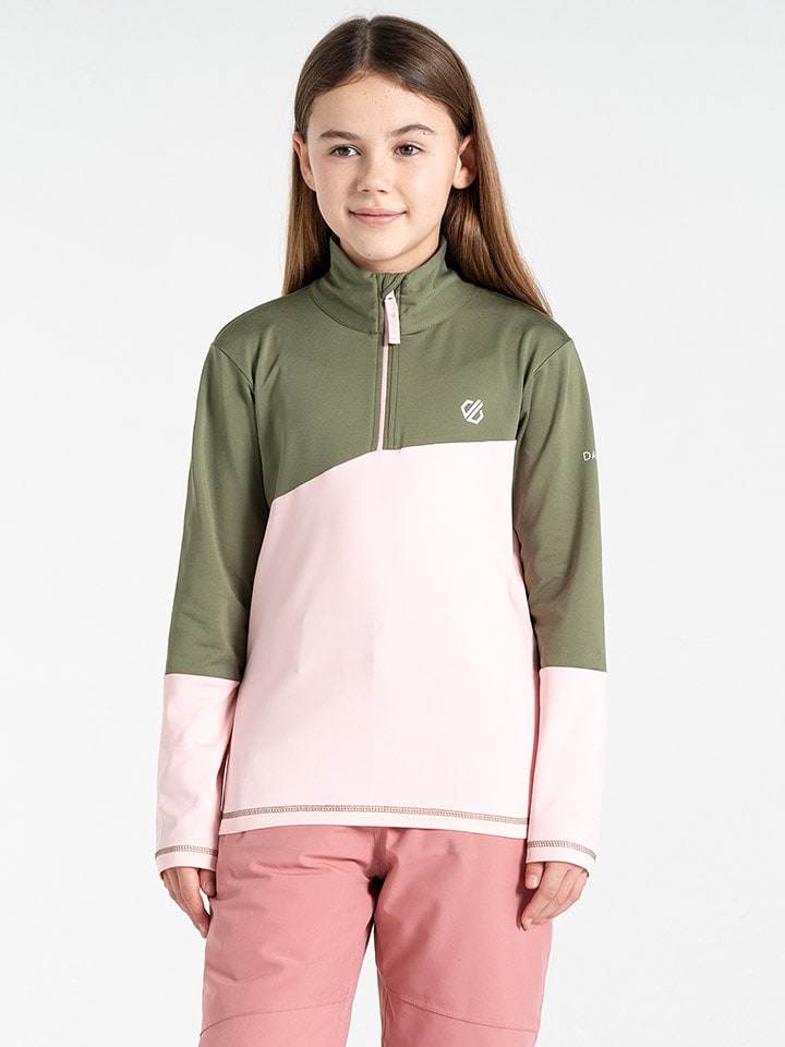 Dare 2b Koszulka funkcyjna "Formate III" w kolorze jasnoróżowo-oliwkowym rozmiar: 176