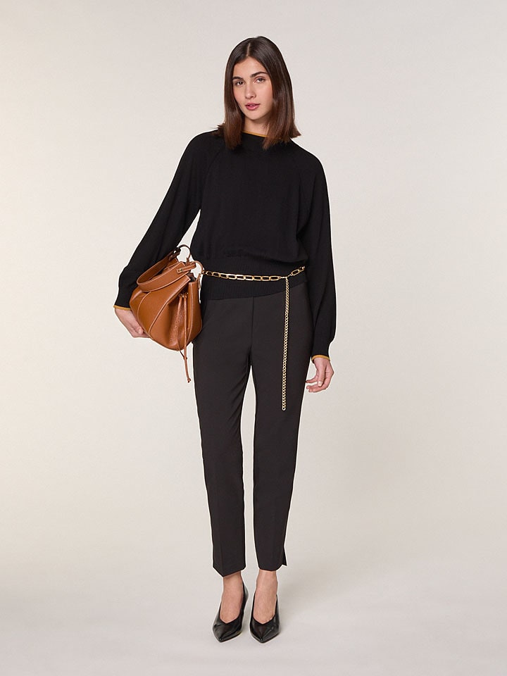 Rodier Wełniany sweter w kolorze czarnym rozmiar: S