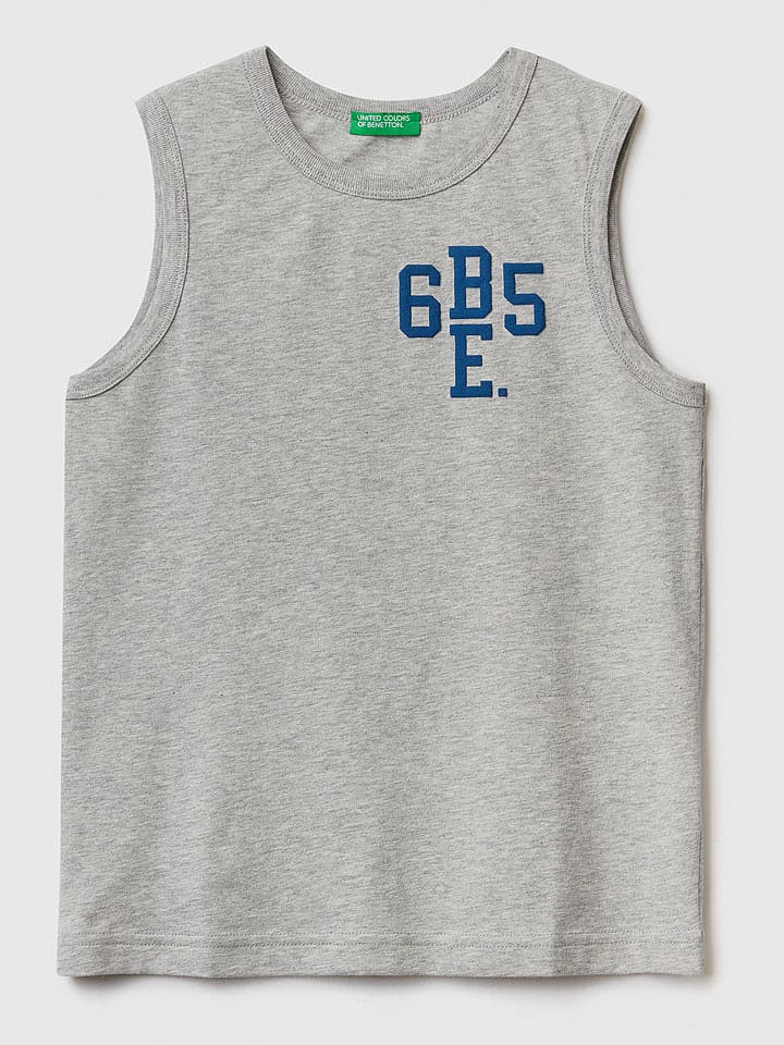 Benetton Top w kolorze szarym rozmiar: 122