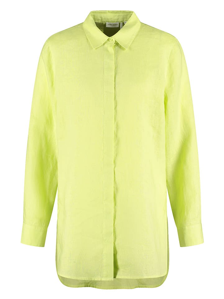 Gerry Weber Lniana bluzka w kolorze żółtym rozmiar: 42