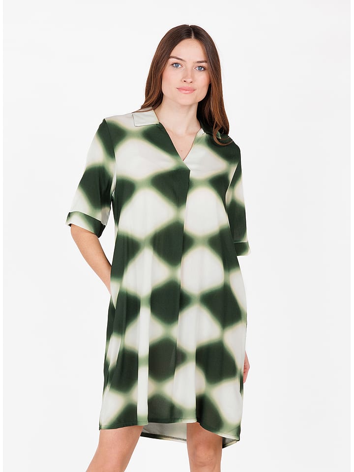 KEY LARGO Sukienka w kolorze kremowo-zielonym rozmiar: XL