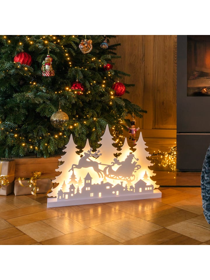 Profiline Dekoracyjna lampa LED "Reindeer" w kolorze ciepłej bieli - 60 x 40,5 x 8 cm rozmiar: onesize