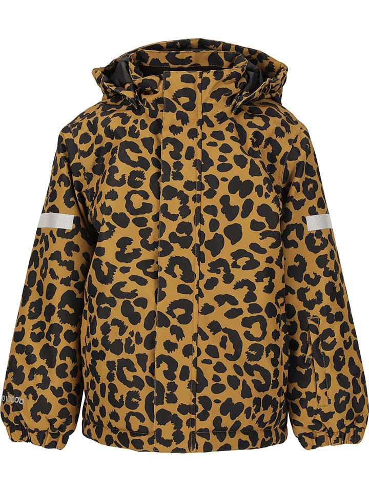 Zigzag Kurtka narciarska "Funzone" w kolorze jasnobrązowo-czarnym rozmiar: 110