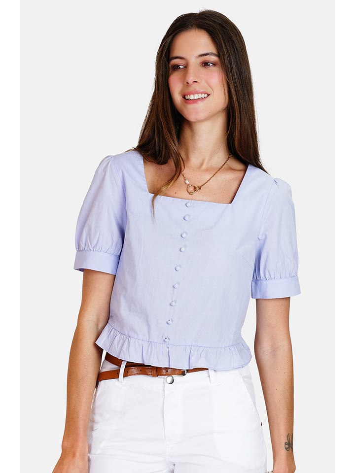 ASSUILI Bluzka w kolorze błękitnym rozmiar: 38