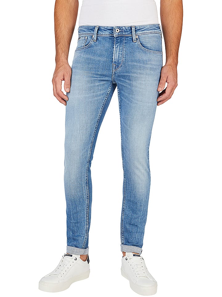 Pepe Jeans Dżinsy - Slim fit - w kolorze niebieskim rozmiar: W38