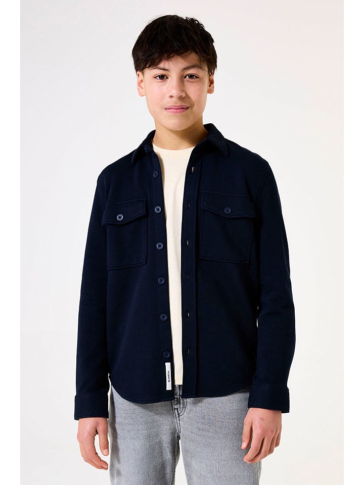 Garcia Koszula sztruksowa w kolorze granatowym rozmiar: 140/146