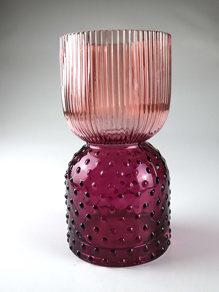 AM Design Wazon w kolorze różowym - wys. 25 x Ø 12 cm rozmiar: onesize