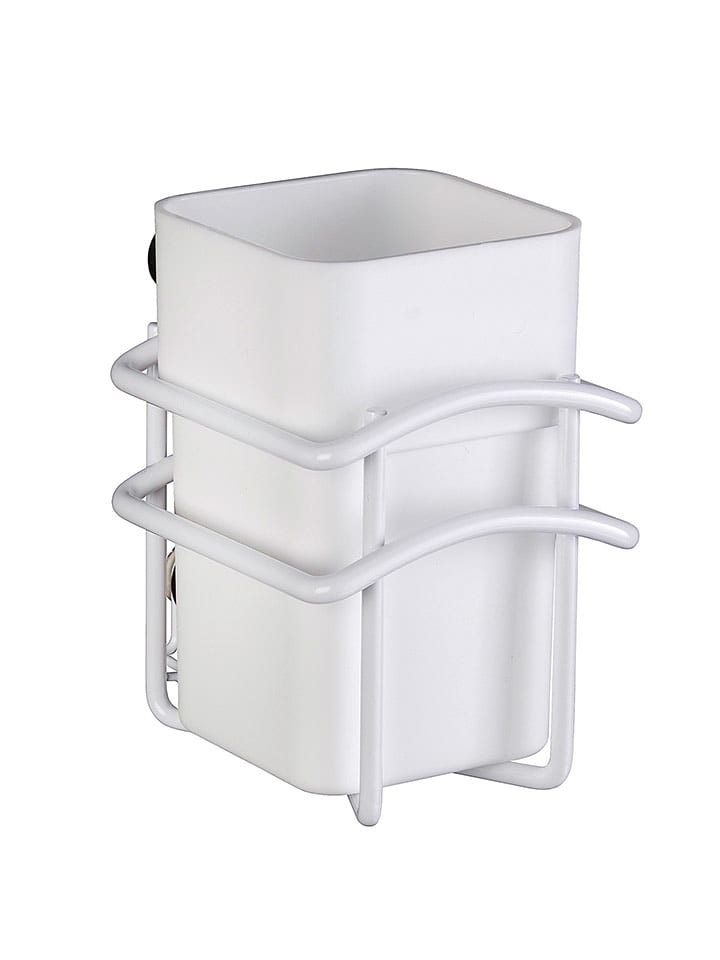 Wenko Kubek łazienkowy "Classic Plus" w kolorze białym - 8 x 11 x 10 cm rozmiar: onesize