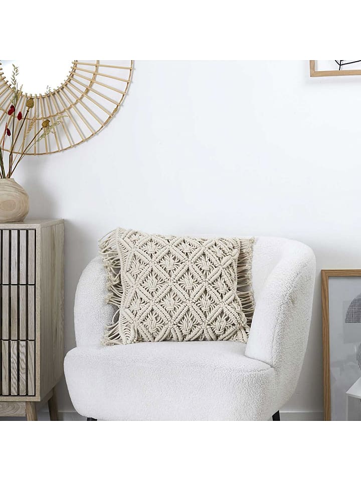 Ethnical Life Poduszka w kolorze beżowym - 40 x 40 cm rozmiar: onesize