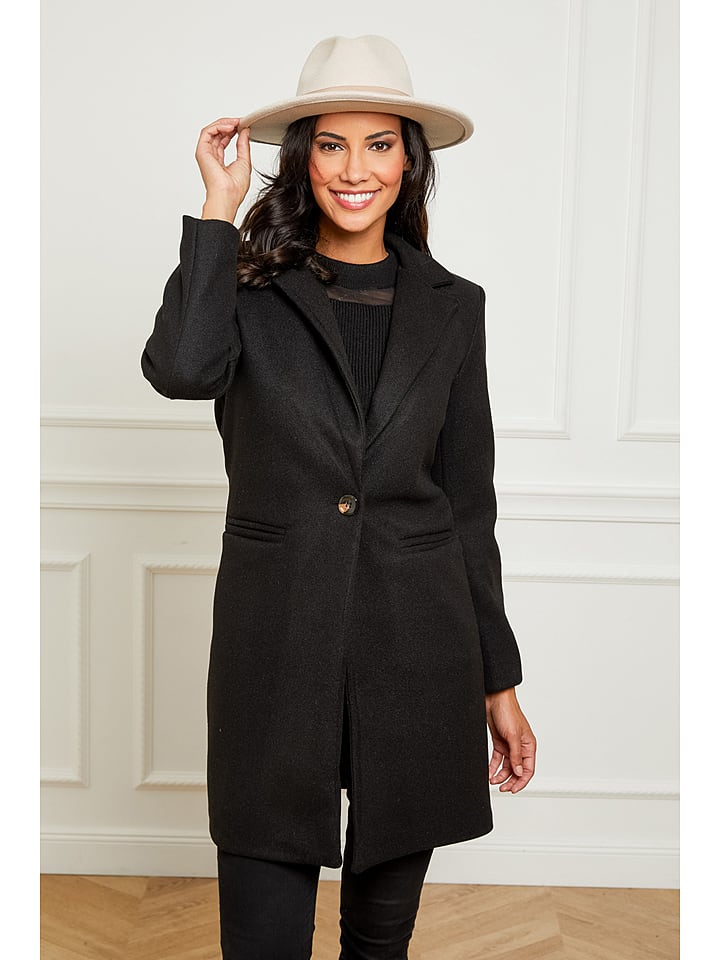 L'armoire de Suzette Płaszcz przejściowy w kolorze czarnym rozmiar: 42