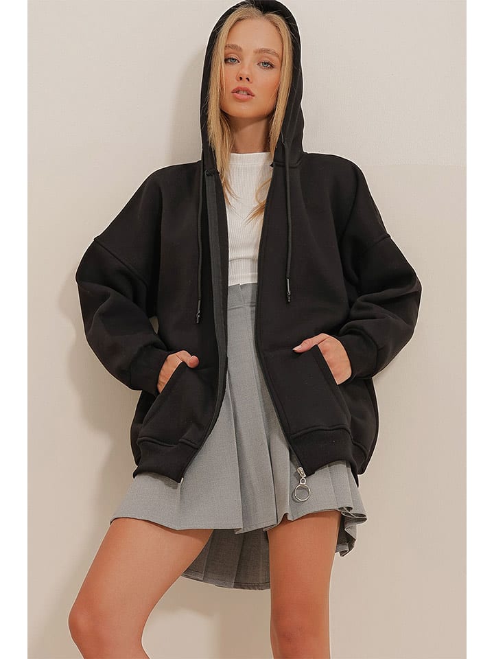 Trend Alaçatı Stili Bluza w kolorze czarnym rozmiar: S