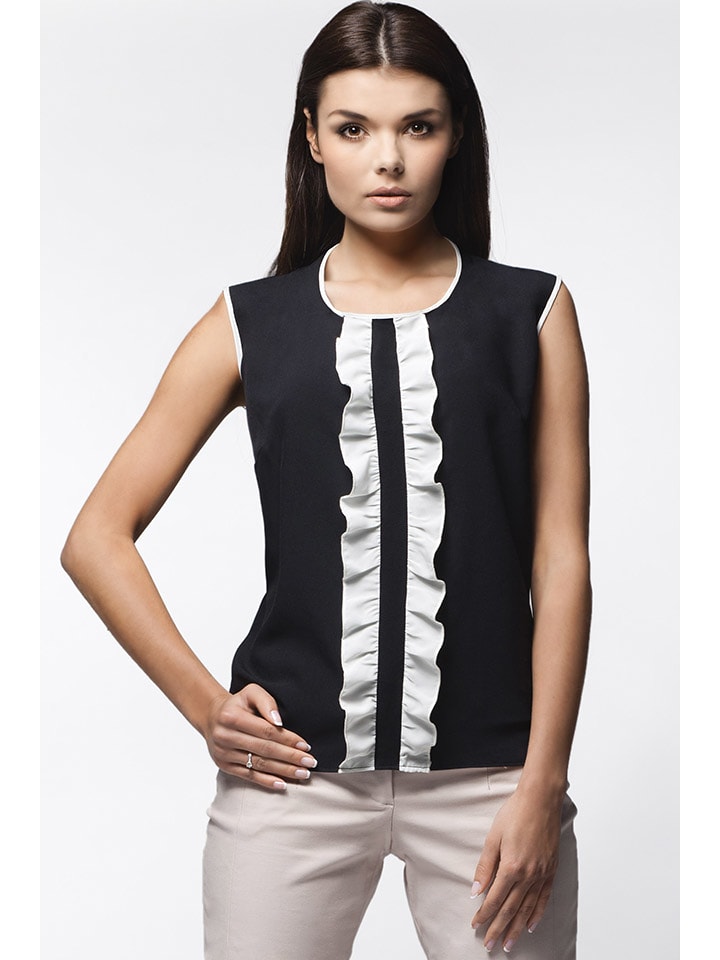 Awama Top w kolorze czarno-białym rozmiar: L