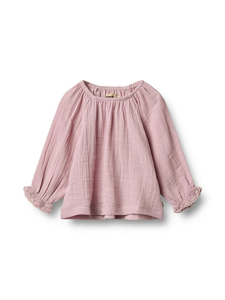 Wheat Bluzka "Merle" w kolorze szaroróżowym rozmiar: 86