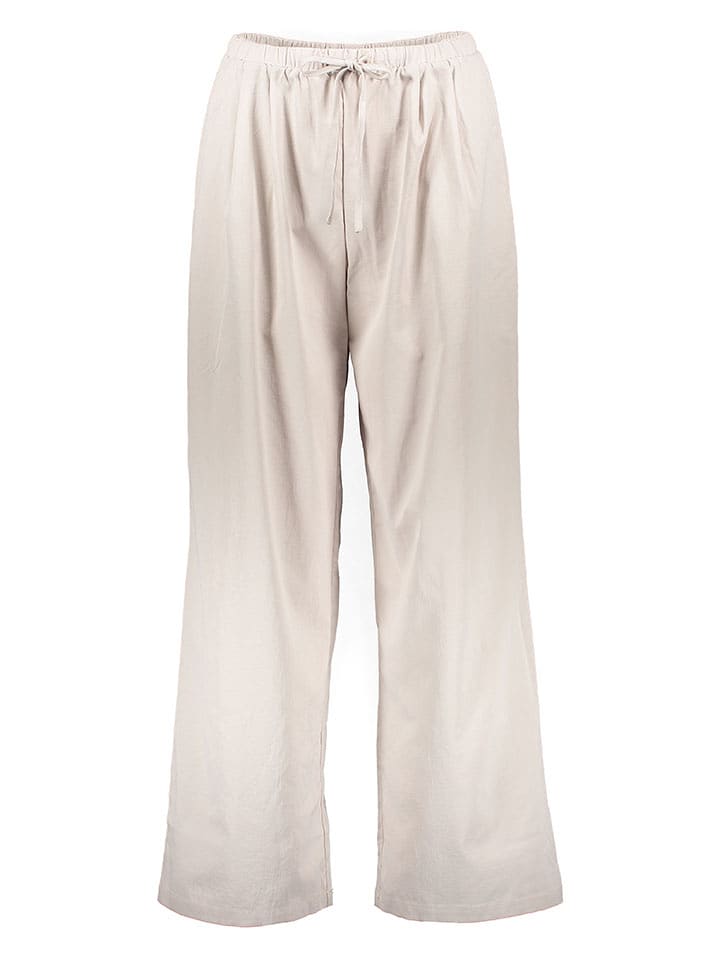 SisterS point Spodnie w kolorze kremowym rozmiar: XS