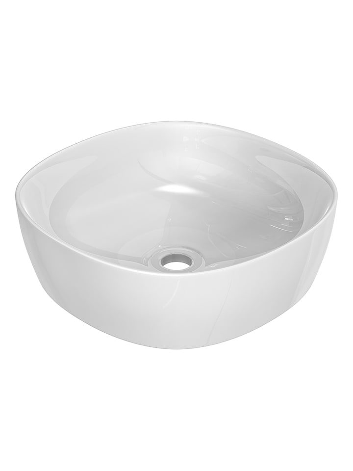 Schütte Umywalka nablatowa "Tassoni cube" w kolorze białym - 44 x 44 cm rozmiar: onesize