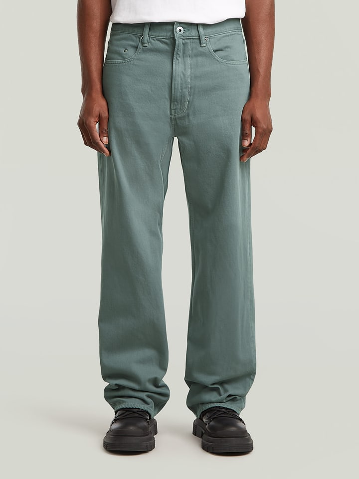 G-Star Dżinsy - Loose fit - w kolorze zielonym rozmiar: W38/L34