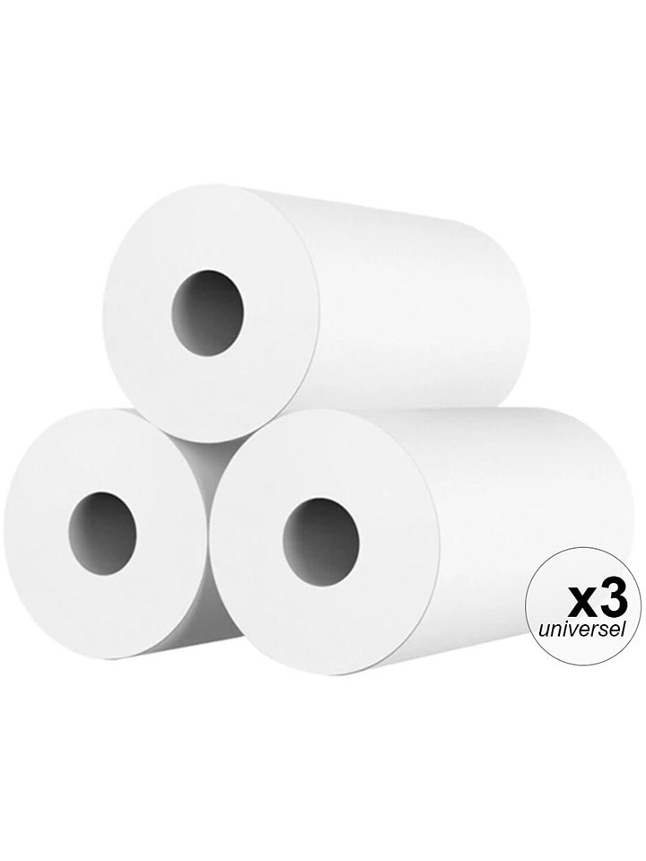 Techkidz Rolki (3 szt.) w kolorze białym do wydruku zdjęc z aparatu rozmiar: onesize