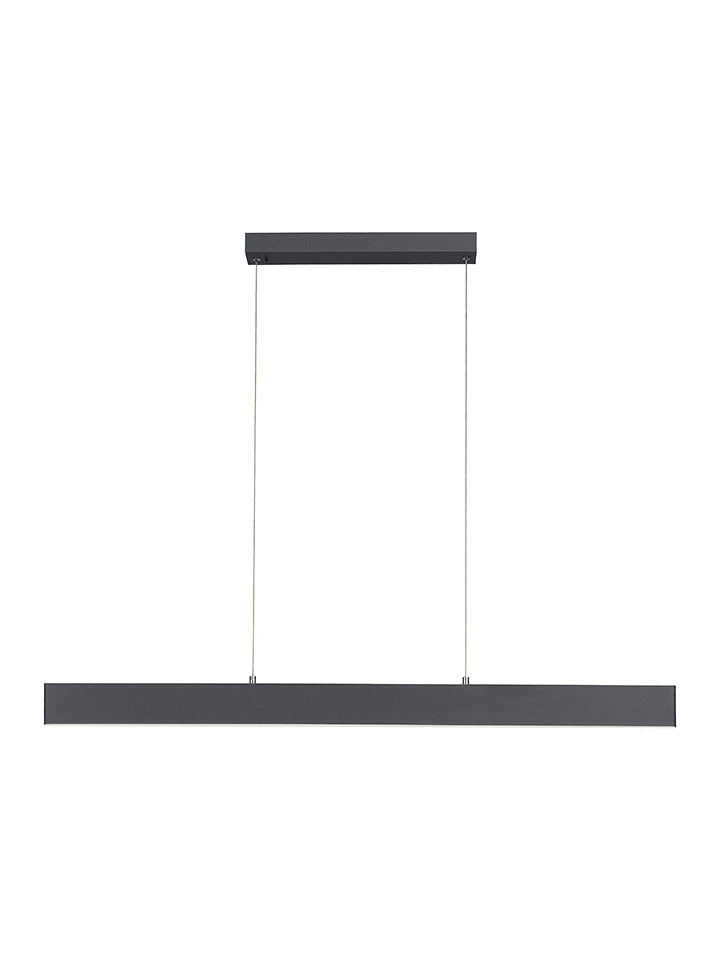 Just Light Lampa wisząca LED "Nila" w kolorze czarnym - 120 x 120 x 6 cm rozmiar: onesize