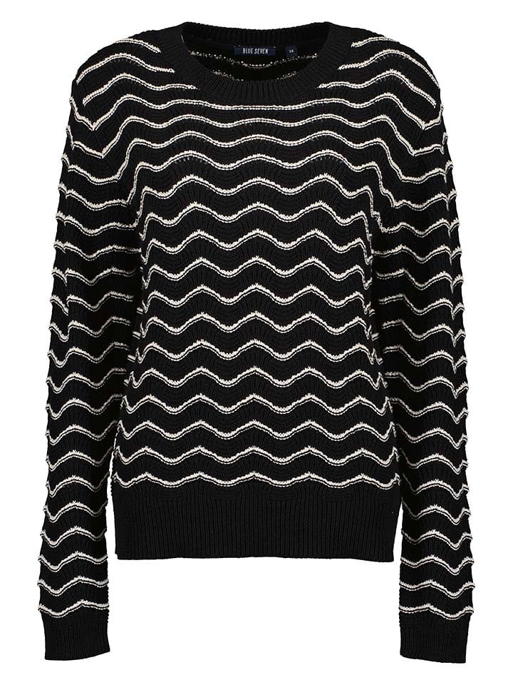 Blue Seven Sweter w kolorze czarnym rozmiar: 44