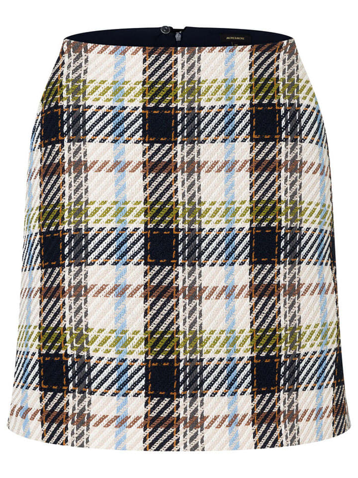 More & More Spódnica w kolorze czarno-zielono-białym rozmiar: 44