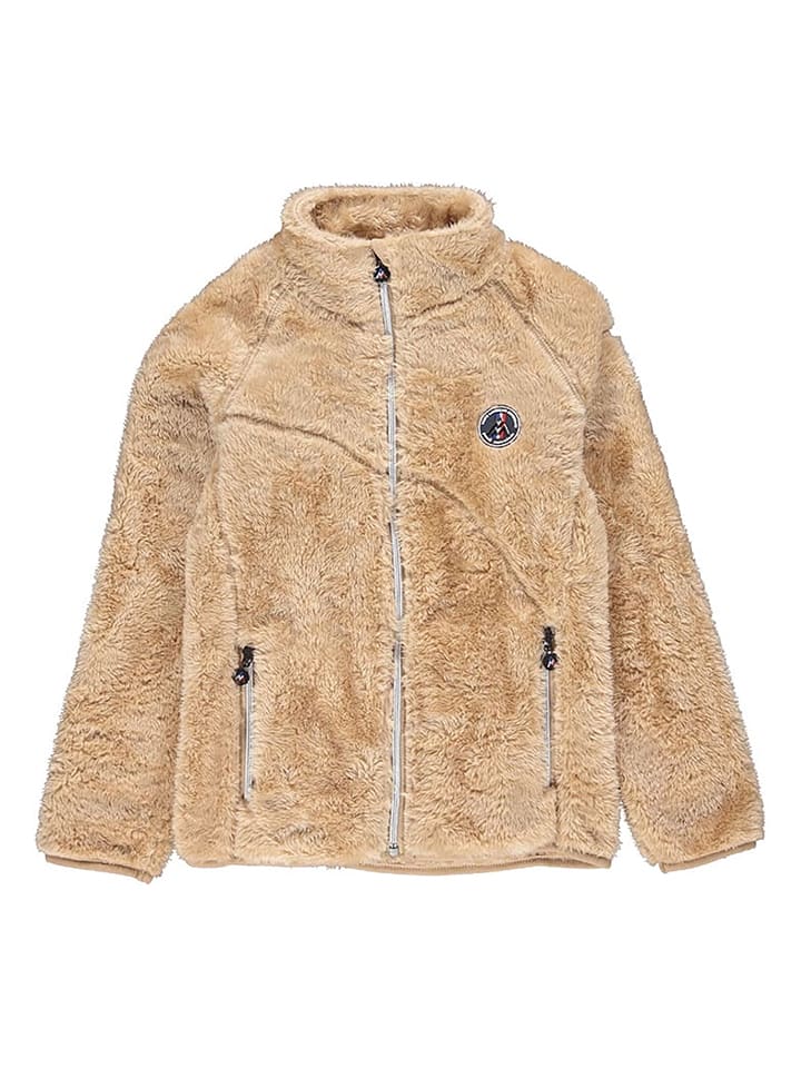 Peak Mountain Kurtka polarowa w kolorze jasnobrązowym rozmiar: 116