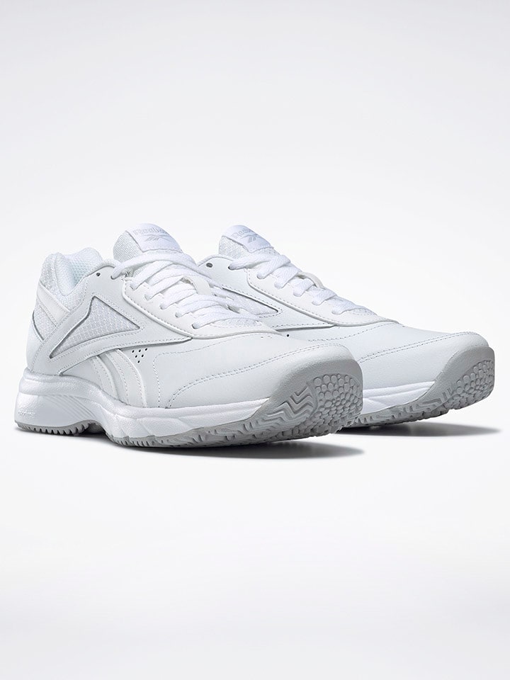 Reebok Skórzane sneakersy "Work N Cushion 4.0" w kolorze białym rozmiar: 40