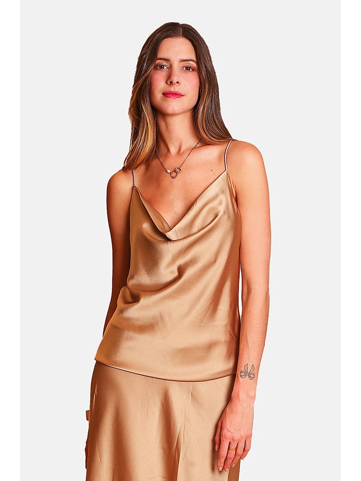 William de Faye Top w kolorze złotym rozmiar: 42