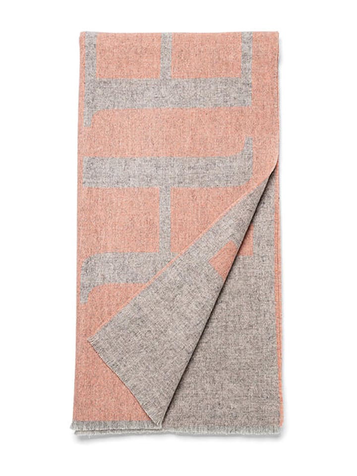 Hey Marly Wełniany szal "Signature" w kolorze pomarańczowym - 200 x 55 cm rozmiar: onesize