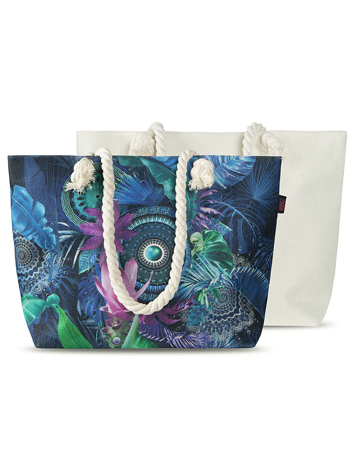 Hip Torba plażowa "Zehra" w kolorze niebieskim - 60 x 43 cm rozmiar: 43x60 cm