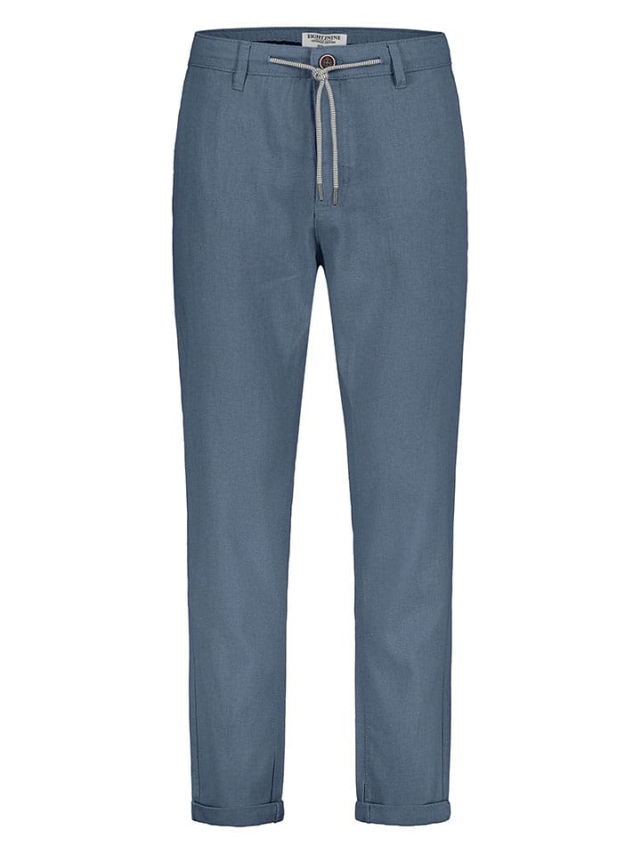 Eight2Nine Spodnie chino w kolorze niebieskim rozmiar: W32