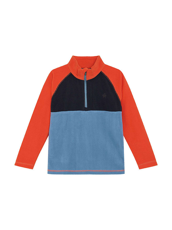 Color Kids Bluza polarowa w kolorze niebiesko-granatowo-czerwonym rozmiar: 152