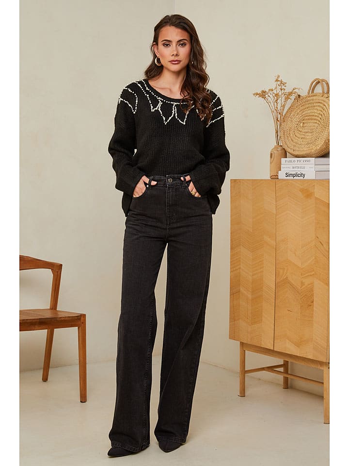 Soft Cashmere Sweter w kolorze czarnym rozmiar: 38/40