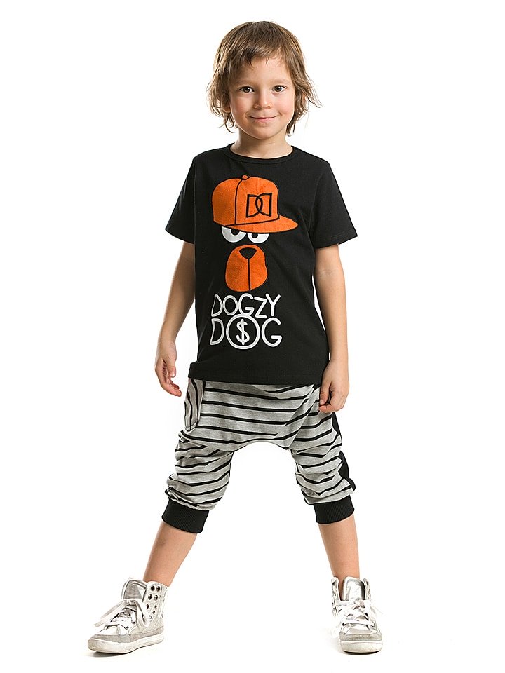 Denokids 2-częściowy zestaw "DD" w kolorze szaro-czarnym rozmiar: 128