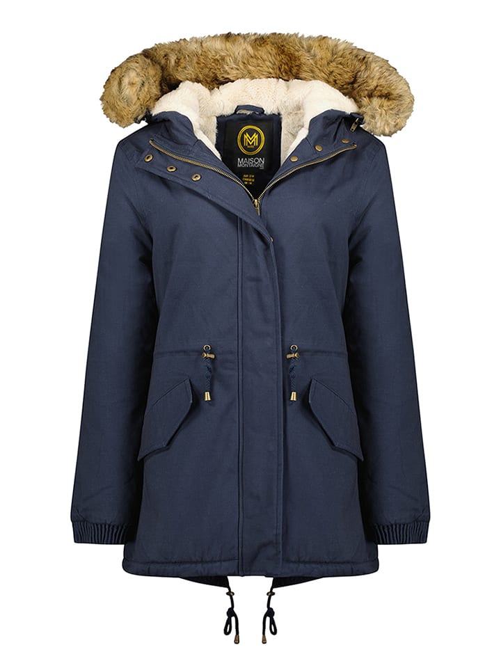 Maison Montaigne Parka "Ampumai" w kolorze granatowym rozmiar: L