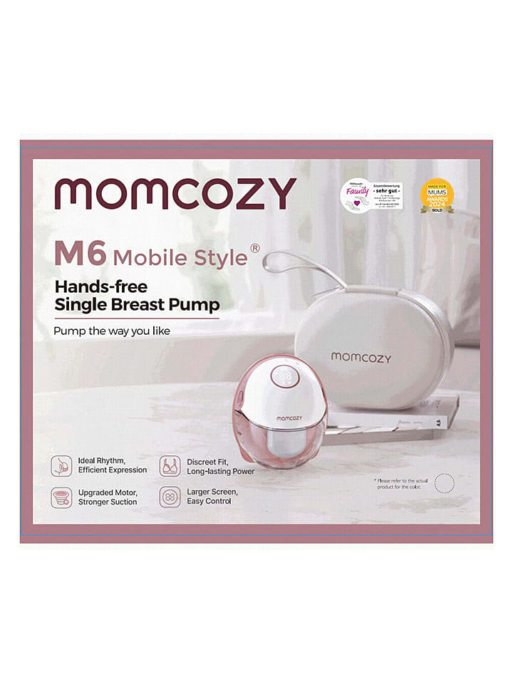 Momcozy Laktator pojedynczy "M6 Mobile" w kolorze brązowym - 11,4 x 13 x 7,3 cm rozmiar: onesize