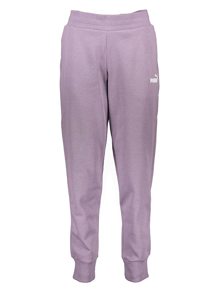 Puma Spodnie dresowe "Essentials" w kolorze fioletowym rozmiar: M