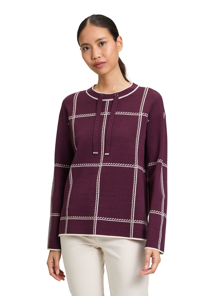 Betty Barclay Sweter w kolorze bordowym rozmiar: 48