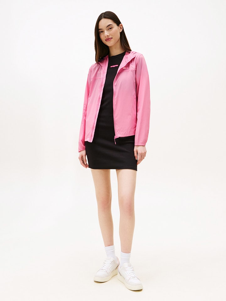 TOMMY JEANS Kurtka przejściowa w kolorze różowym rozmiar: M